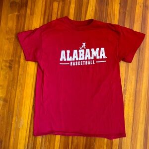 Alabama Crimson Tide Basketball Tee Shirt Size S